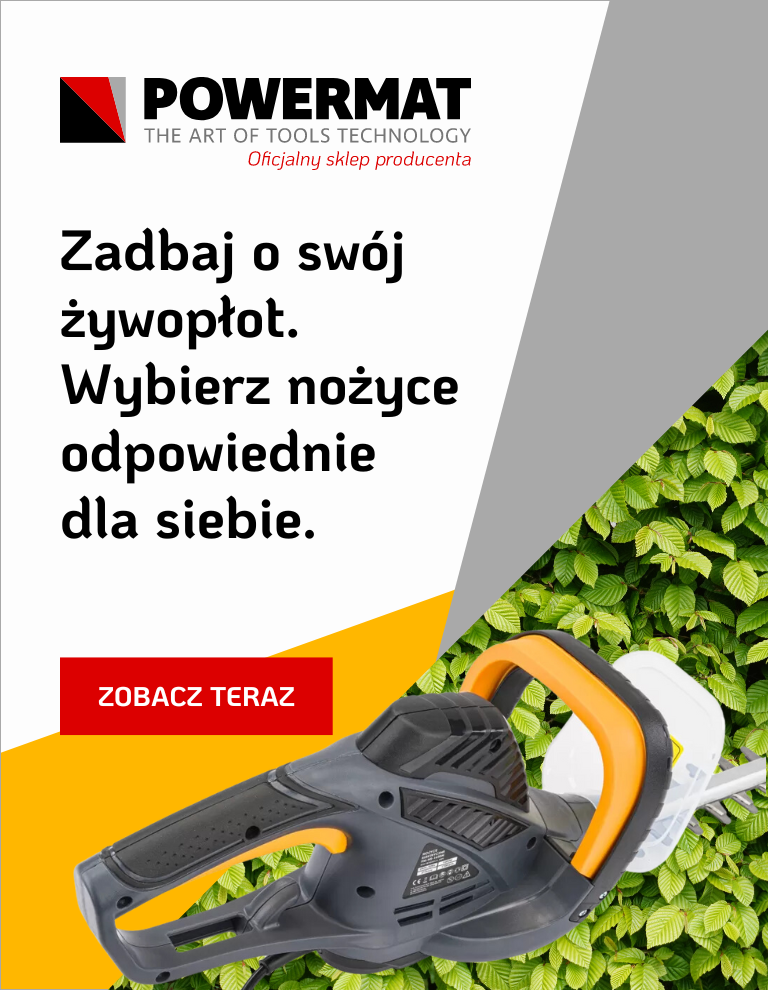 Nożyce do żywopłotu marki POWERMAT